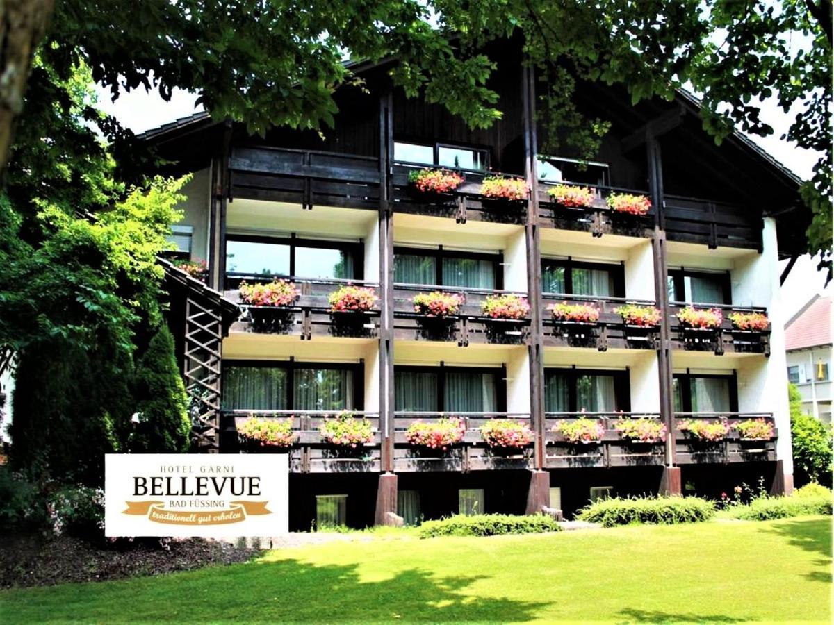 Hotel Garni Bellevue Bad Fussing Bagian luar foto