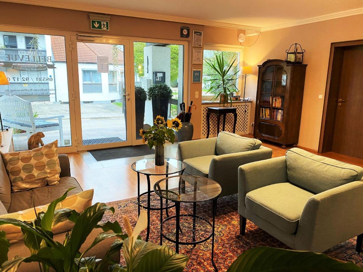 Hotel Garni Bellevue Bad Fussing Bagian luar foto