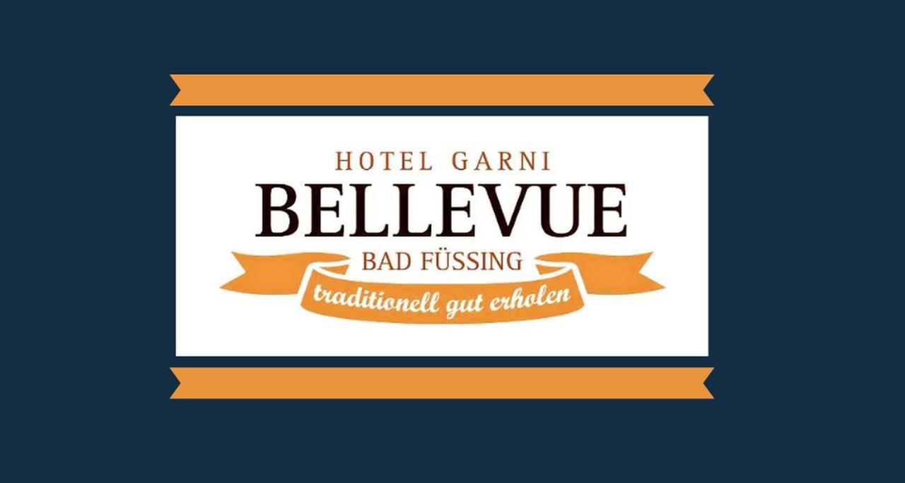 Hotel Garni Bellevue Bad Fussing Bagian luar foto