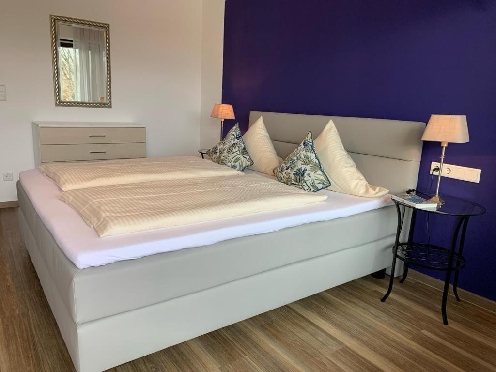 Hotel Garni Bellevue Bad Fussing Bagian luar foto